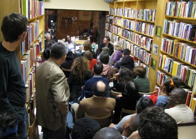 Juan Varela-Portas, Mayra Santos e YSEO. Librería Iberoameriacana 2º Congreso.